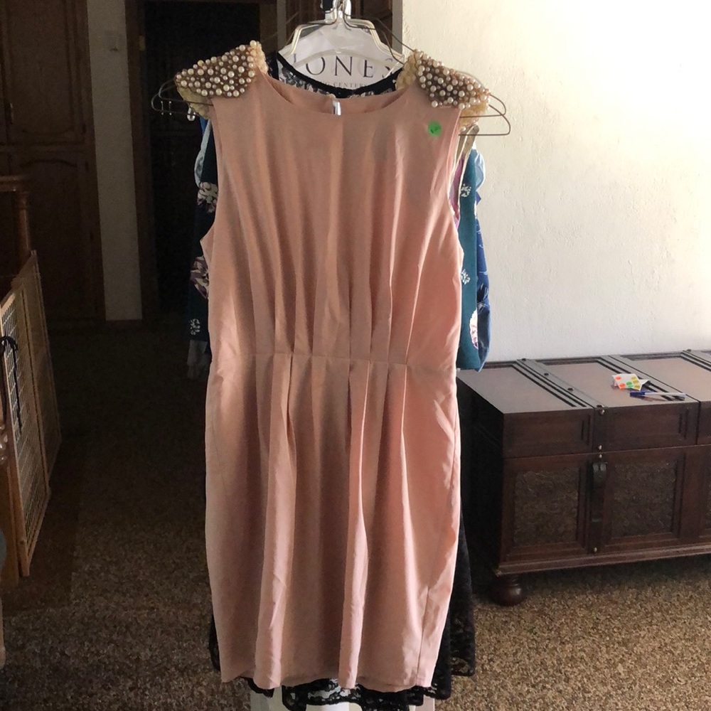 Blush pink dress